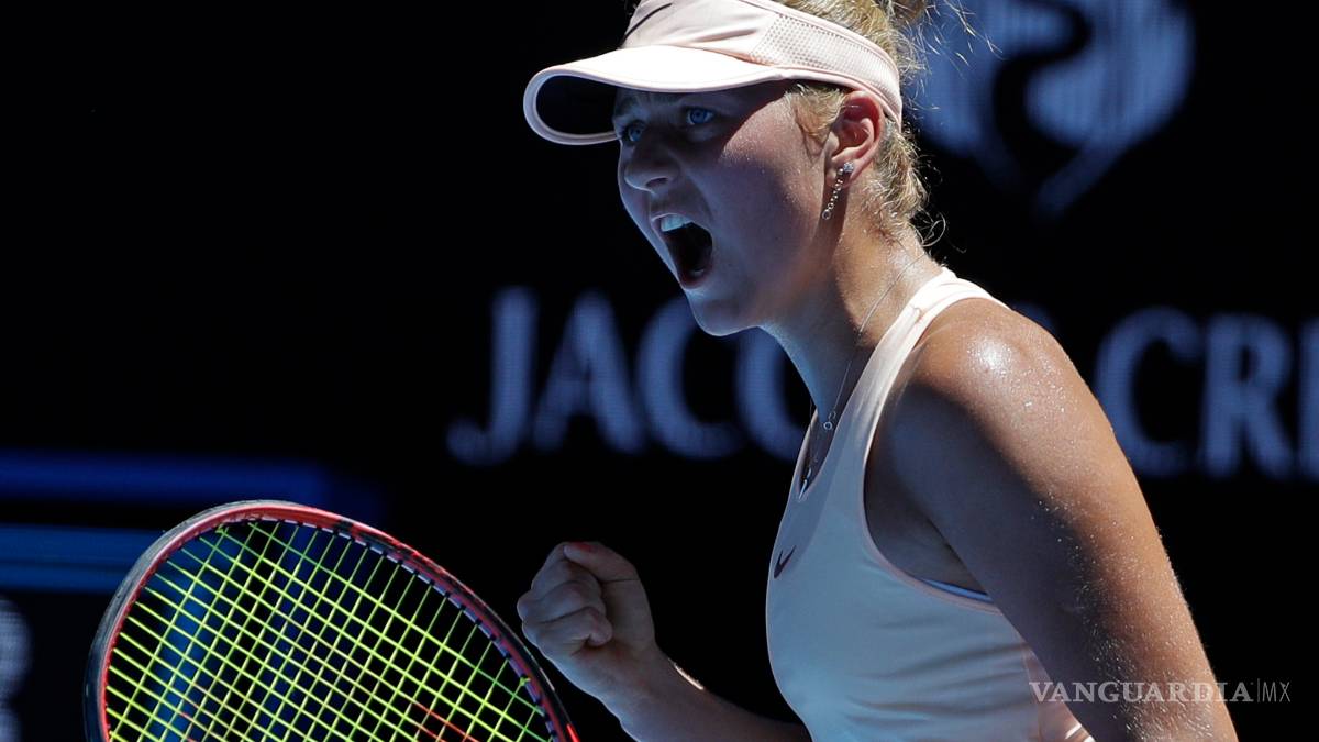 Marta&nbsp;Kostyuk de 15 años avanza en Australia e iguala marca de Hingis