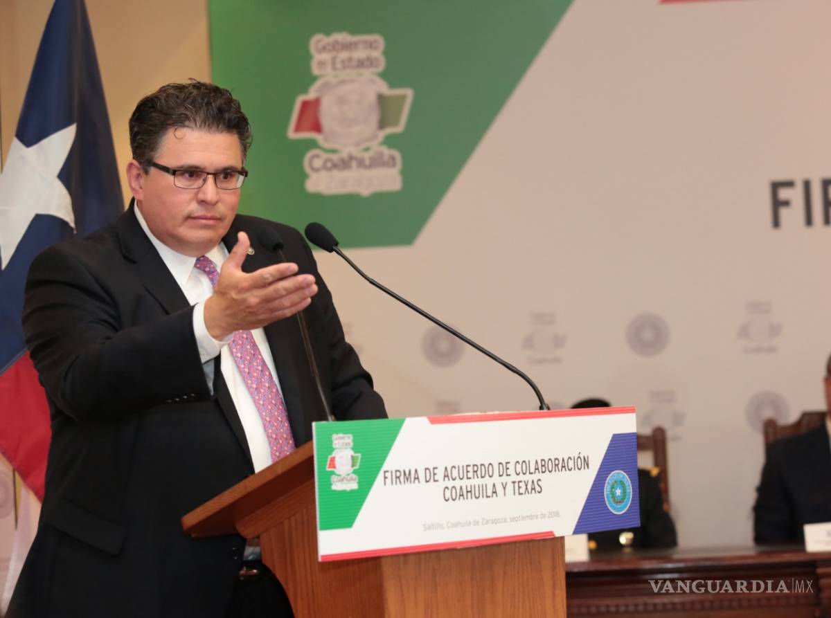 $!Firma Miguel Riquelme convenio de colaboración de seguridad, comercio y educación con Texas