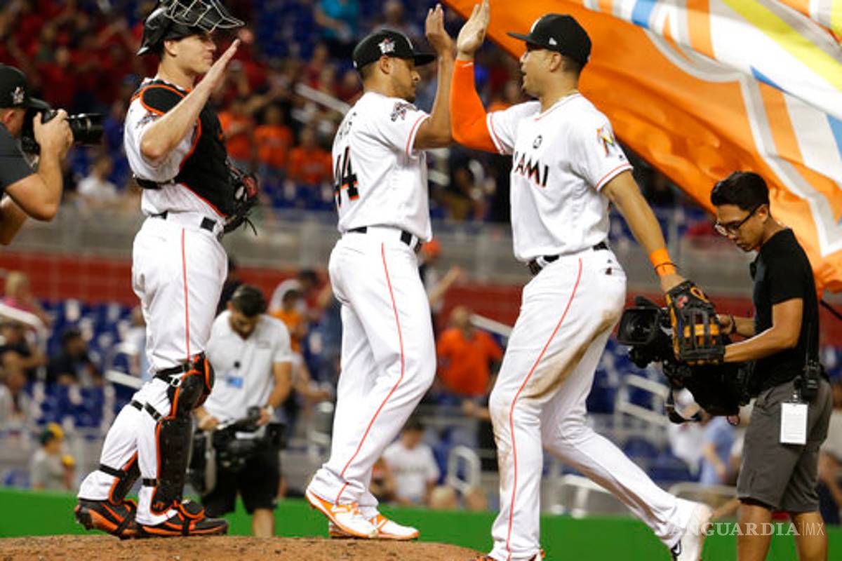 AJ Ramos y Giancarlo Stanton podrían ser 'rommies' y rivales en Nueva York