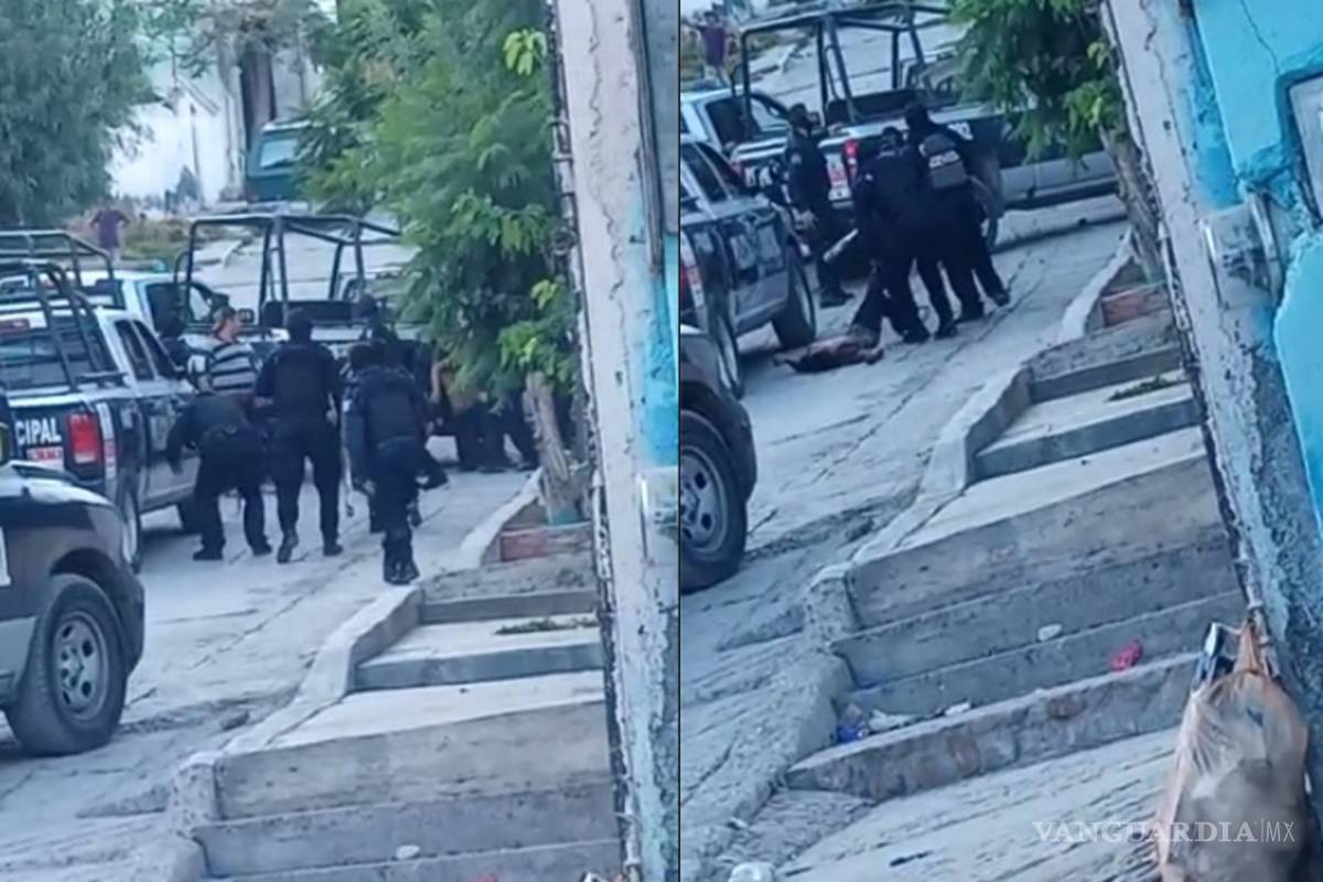 Revisan en Saltillo video donde policía presuntamente mata de balazo a joven