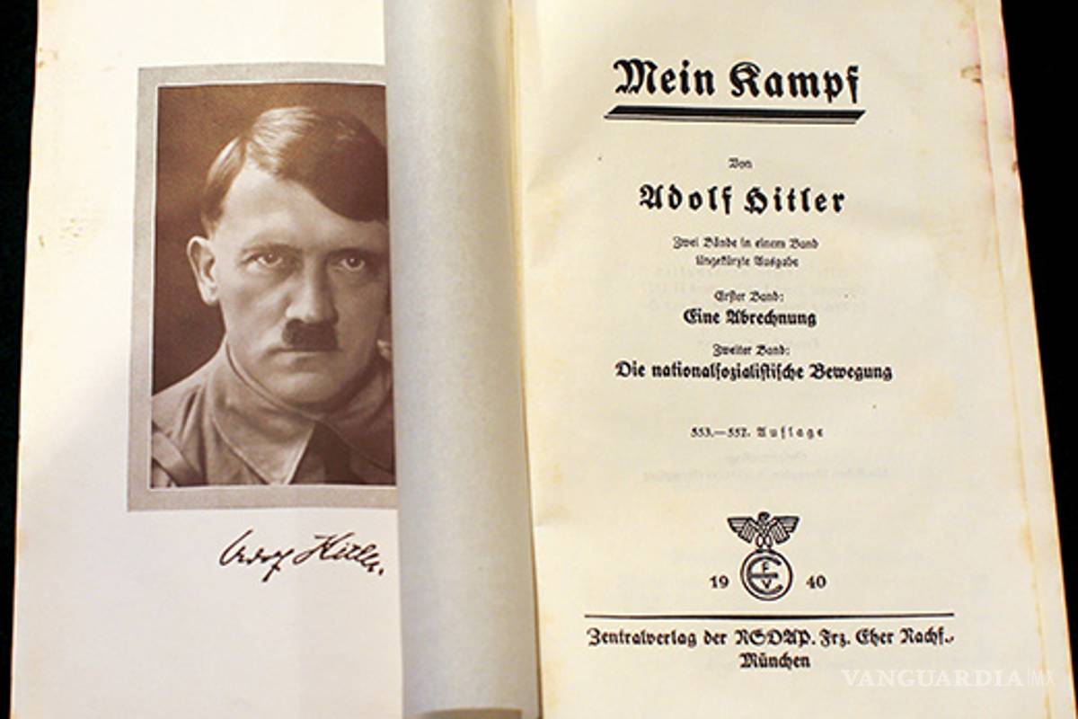 $!'Mi Lucha', de Hitler, regresa a las librerías alemanas en enero