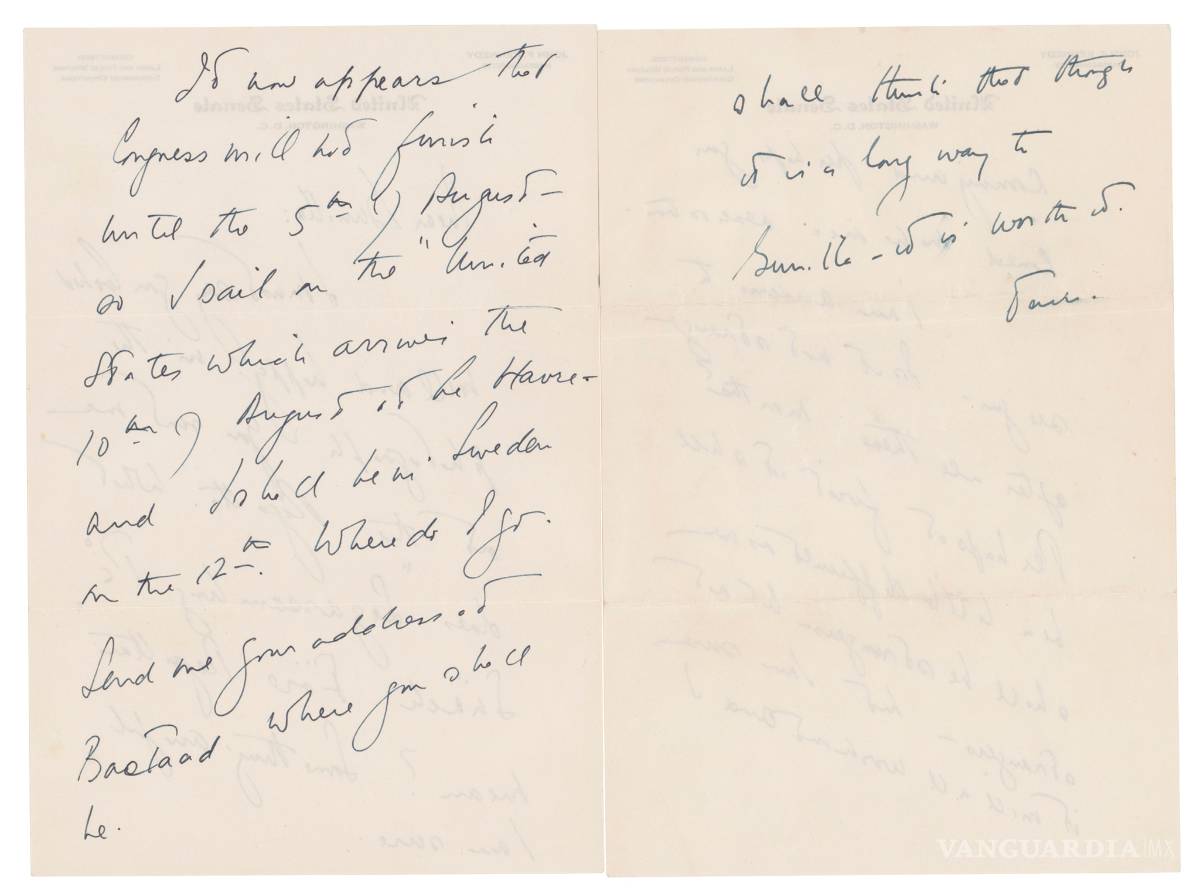 $!'Ansioso por verte': Subastan cartas de JFK a amante sueca