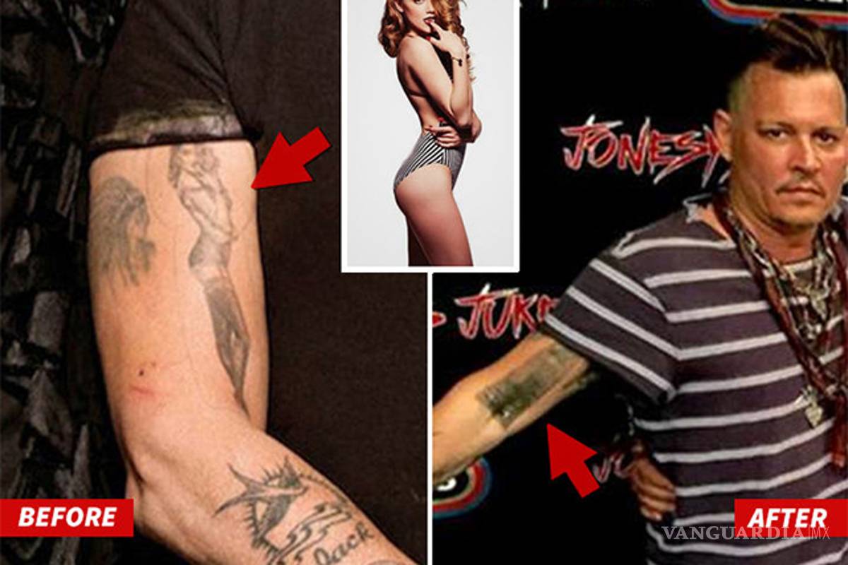 Johnny Depp se 'borra' a Amber Heard de la piel