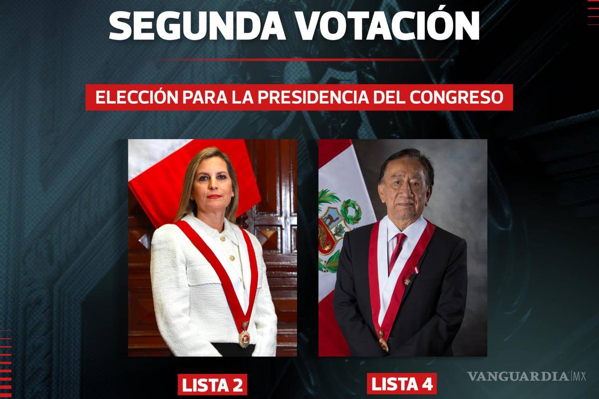 $!La congresista derechista María del Carmen Alva (i) y el legislador izquierdista José María Balcázar, disputaron en una segunda vuelta la Presidencia de Perú.