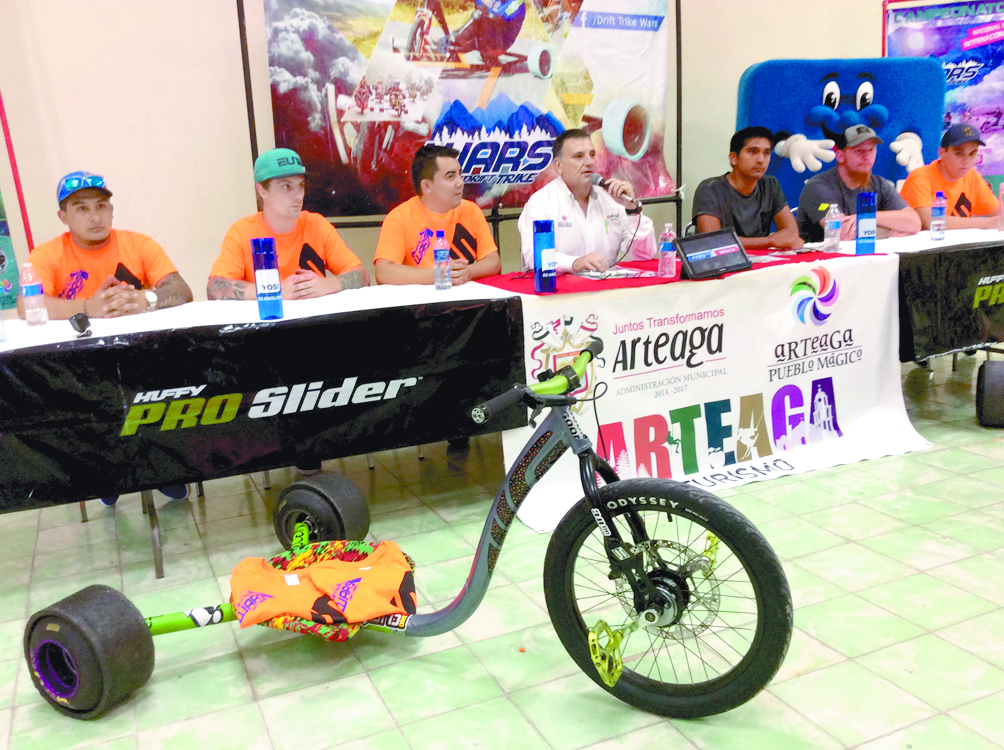 Vibrará Arteaga con Drift Trike Wars