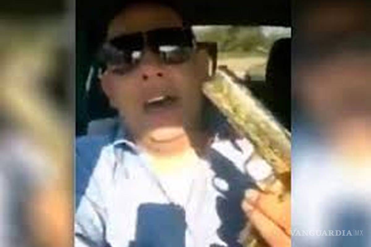 Elemento de la Guardia Nacional presume su pistola bañada en oro en fiesta