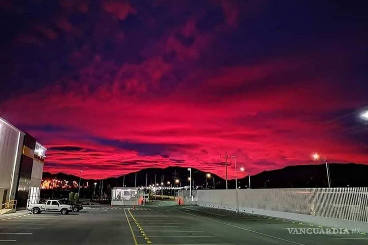 El impactante amanecer del 12 de diciembre en Saltillo (fotogalería)