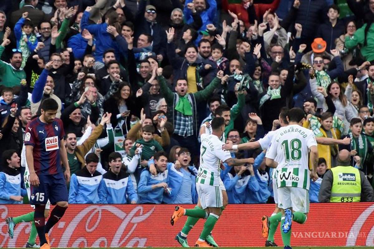 Betis con Guardado ya es quinto en España