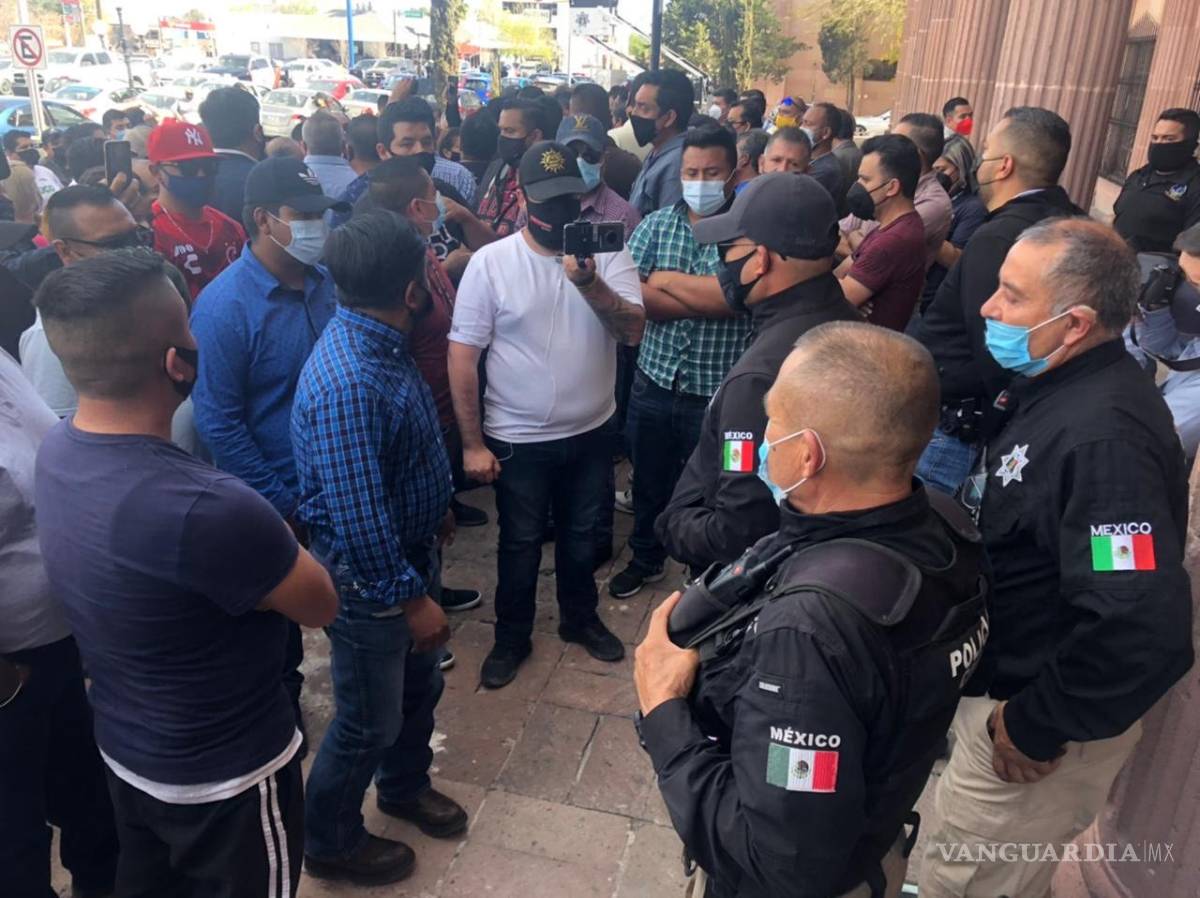 $!Conductores de Indriver se manifiestan de nueva cuenta en Saltillo