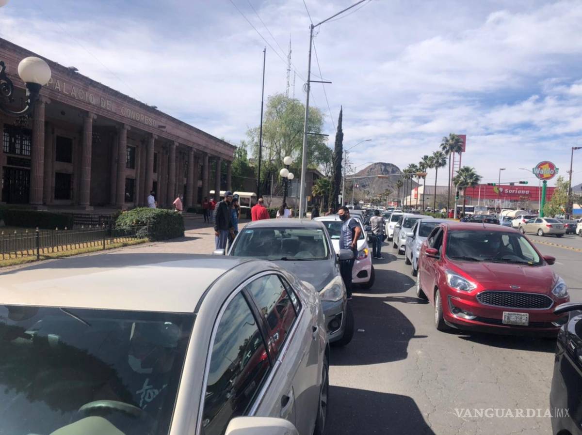 $!Conductores de Indriver se manifiestan de nueva cuenta en Saltillo