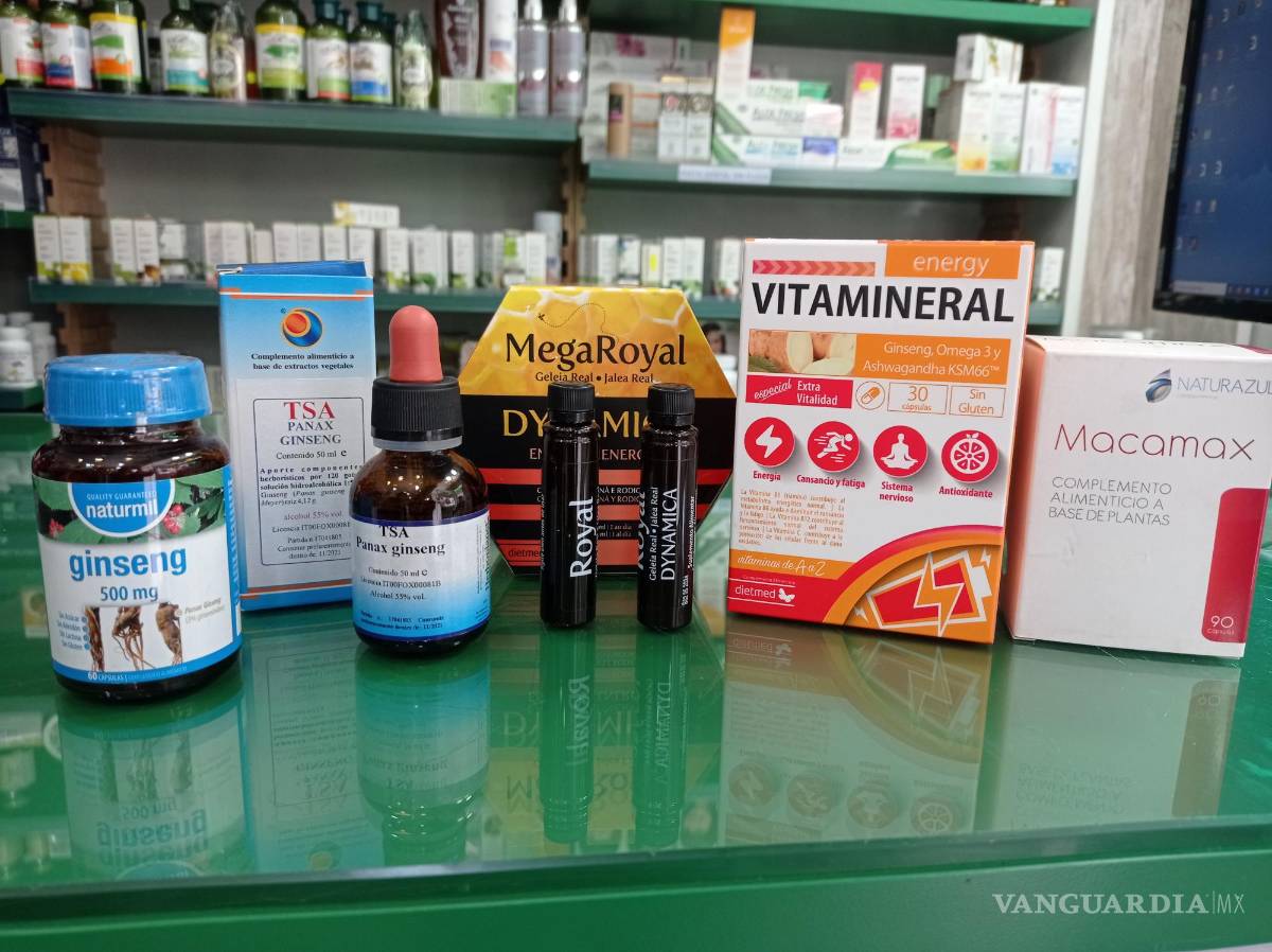 $!Productos elaborados con ginseng en un herbolario.