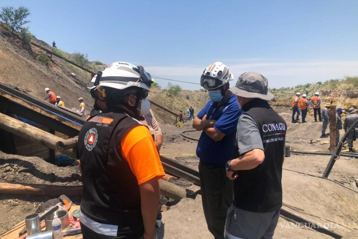 Elementos de Protección Civil de Nuevo León se suman a rescate en la mina Micarán