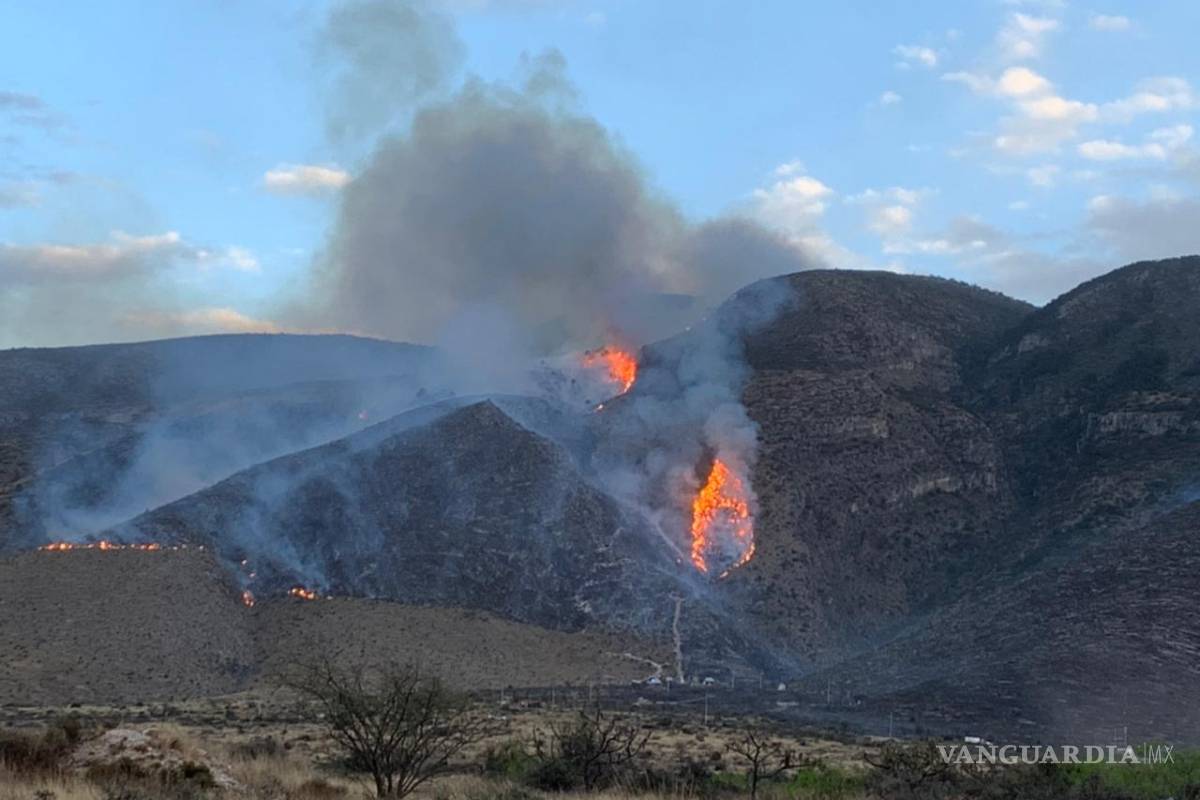 Ejército espera condiciones para bombardear nubes en Sierra de Arteaga y apagar el incendio con lluvia