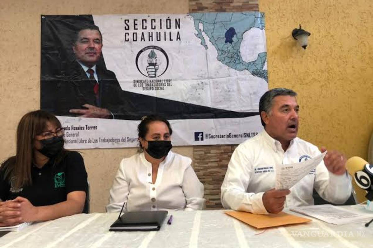 Sindicato Nacional Libre del IMSS acusa falta de equipo de protección