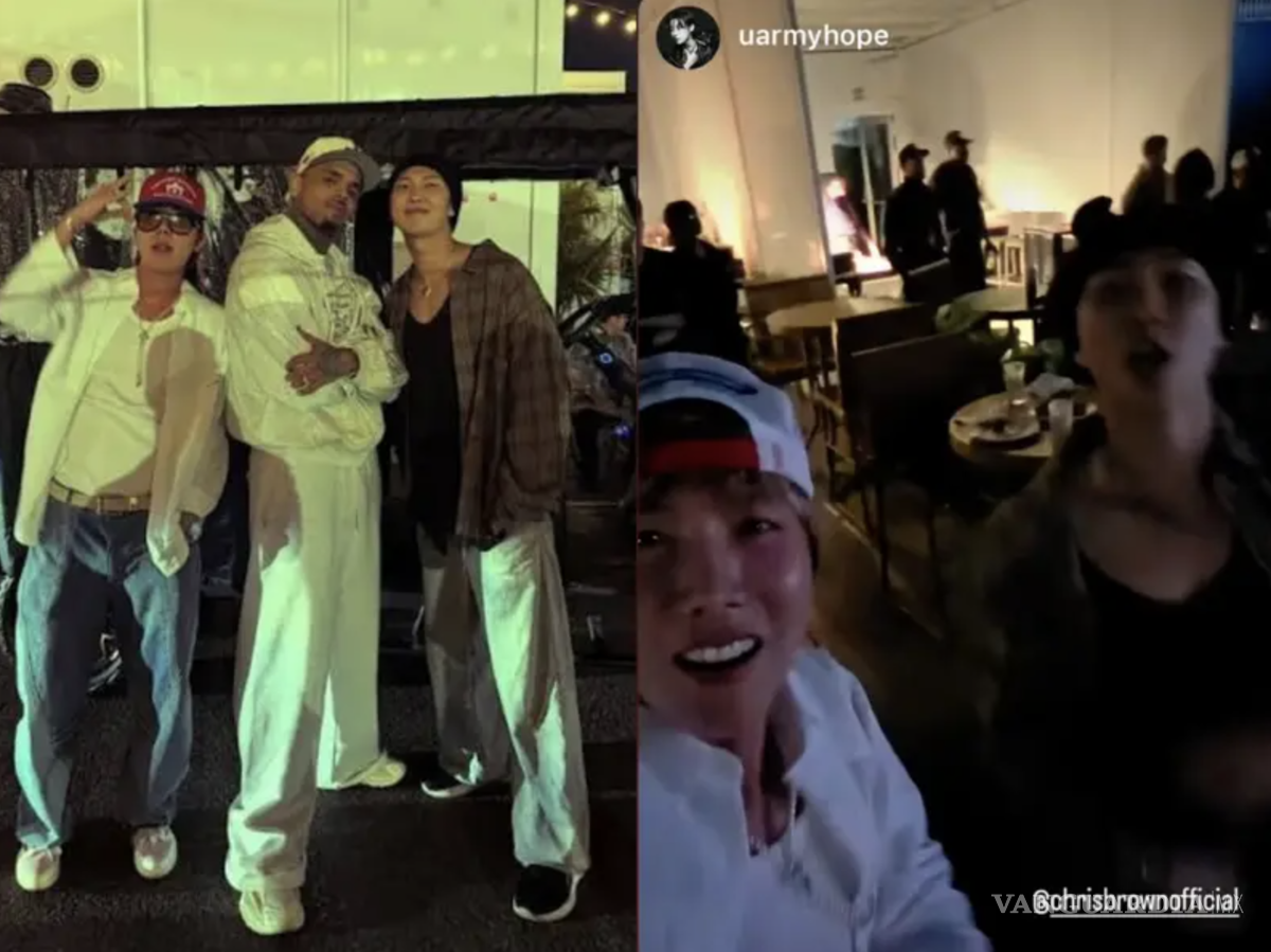 $!En esta ocasión, RM y J-Hope fueron cuestionados por parte de ARMY después de asistir a un concierto de Usher y Chris Brown.