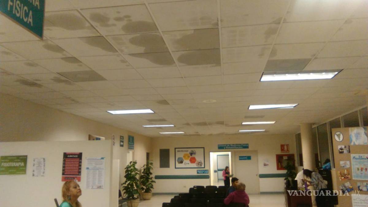 Lluvias revelan gran cantidad de goteras en el Centro Estatal del Adulto Mayor en Saltillo