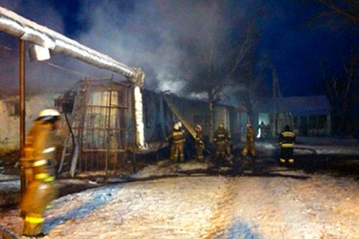 Al menos 23 muertos en Rusia por incendio en hospital psiquiátrico
