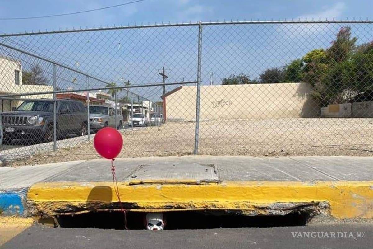 Aparece ‘Eso’, el payaso asesino en alcantarillas de Nuevo León