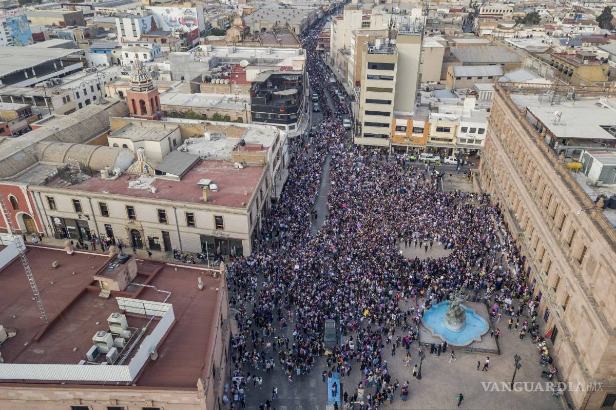 ¿Qué calles cerrarán en Saltillo por las marchas del 8M? Entérate