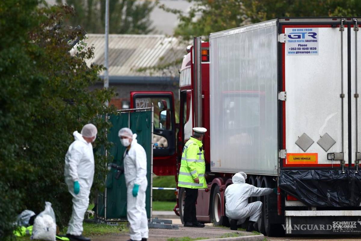 Detienen a 26 en Francia y Bélgica tras hallazgo en Reino Unido de 39 migrantes muertos en camión