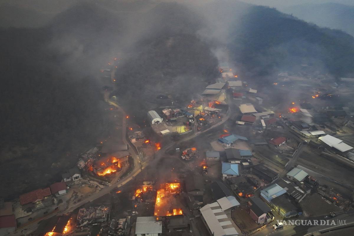 Sube a 24 cifra de muertos por incendios forestales en Corea del Sur; prevén daños históricos