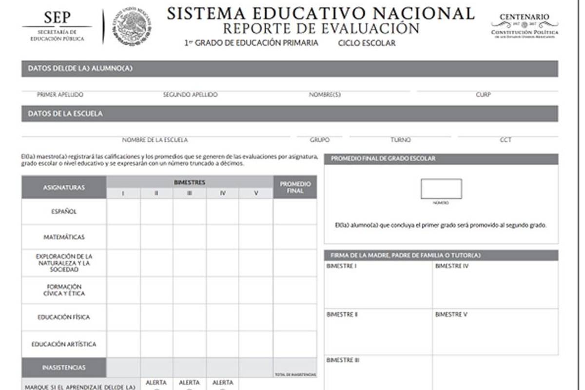 $!¡Es oficial! SEP confirma primera entrega de calificaciones del ciclo escolar 2025-2026 en noviembre