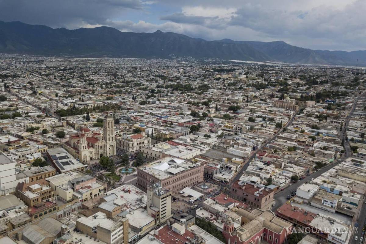 $!Vista aérea de la ciudad de Saltillo en 2022, en la Zona Centro.
