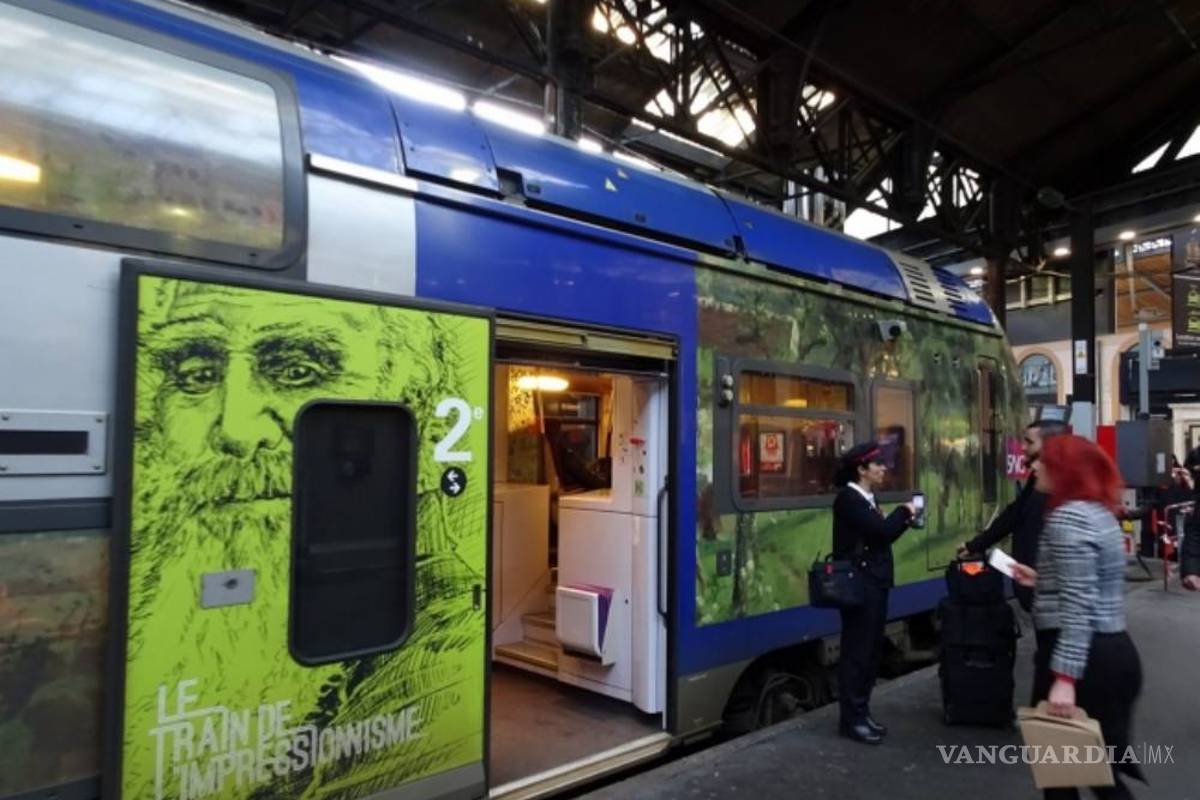 Recorrido en tren invita a conocer las obras maestras del impresionismo
