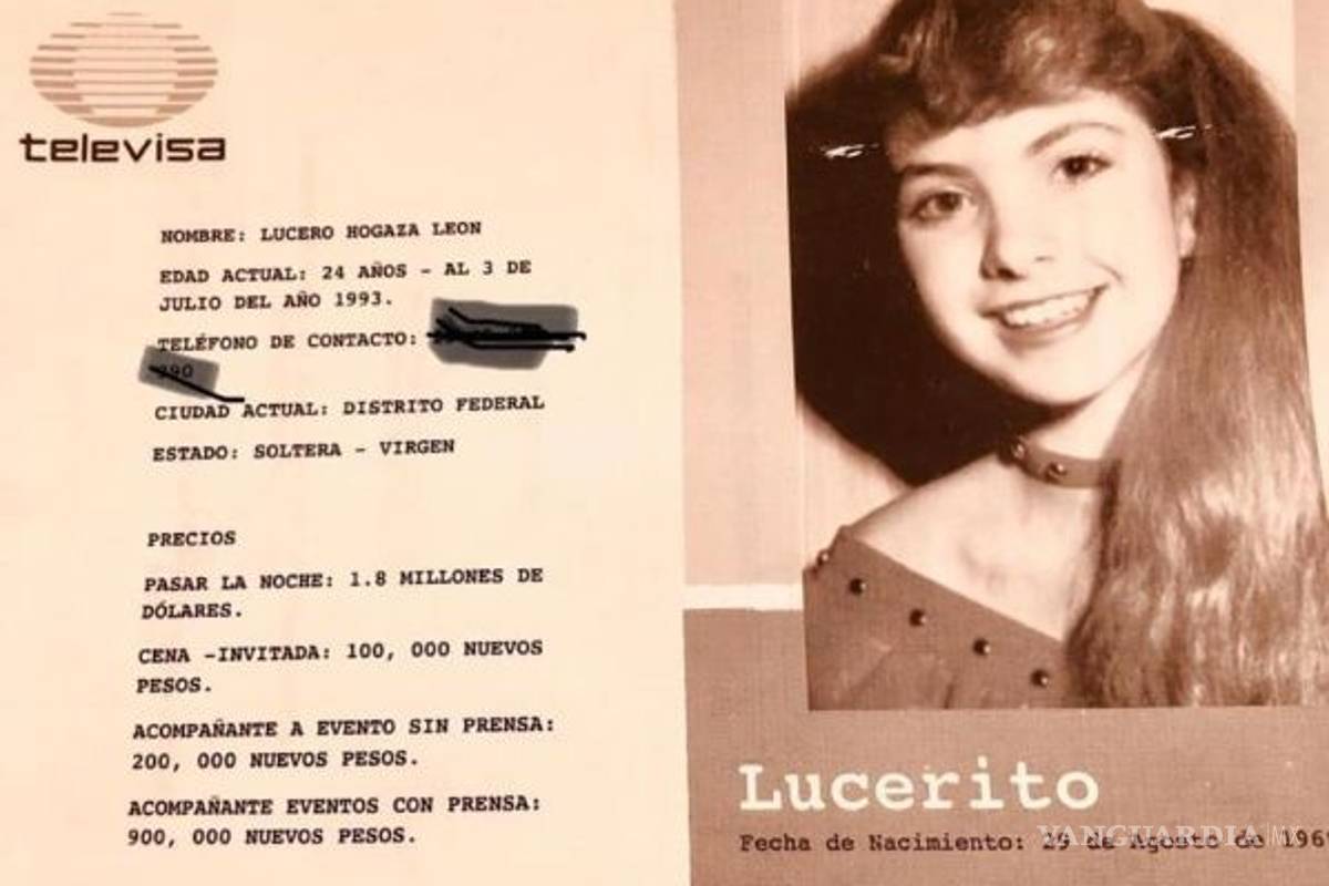 $!Prosticatálogo de Televisa, no existe: Lucero dice que no apareció en el catálogo de actrices