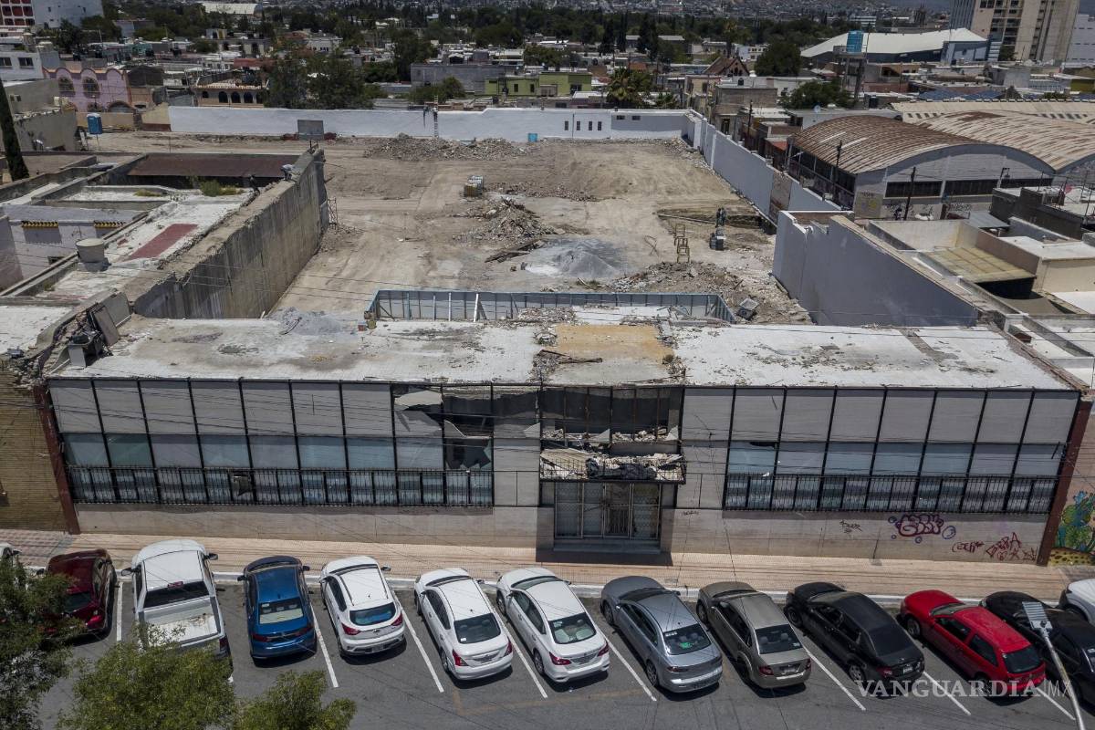 En Saltillo, un helipuerto y mil cajones de estacionamiento se construirán donde estuvo la Sociedad Manuel Acuña
