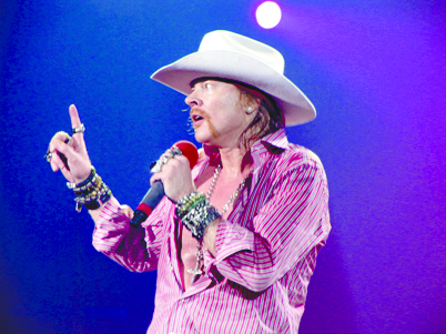 Axl Rose: ‘Un reto sustituir la voz de AC/DC’
