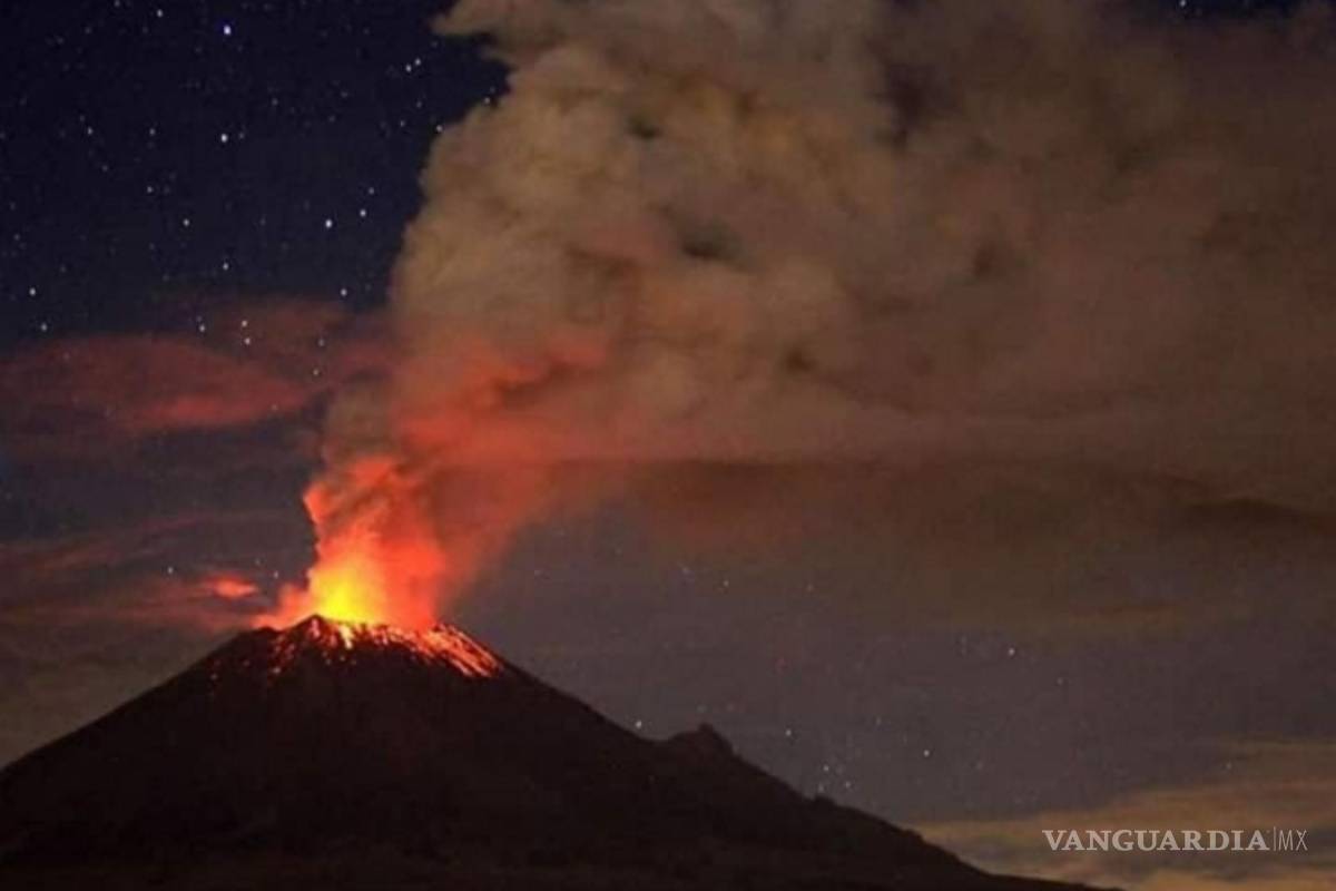 Violenta erupción del Popocatépetl (fotogalería)
