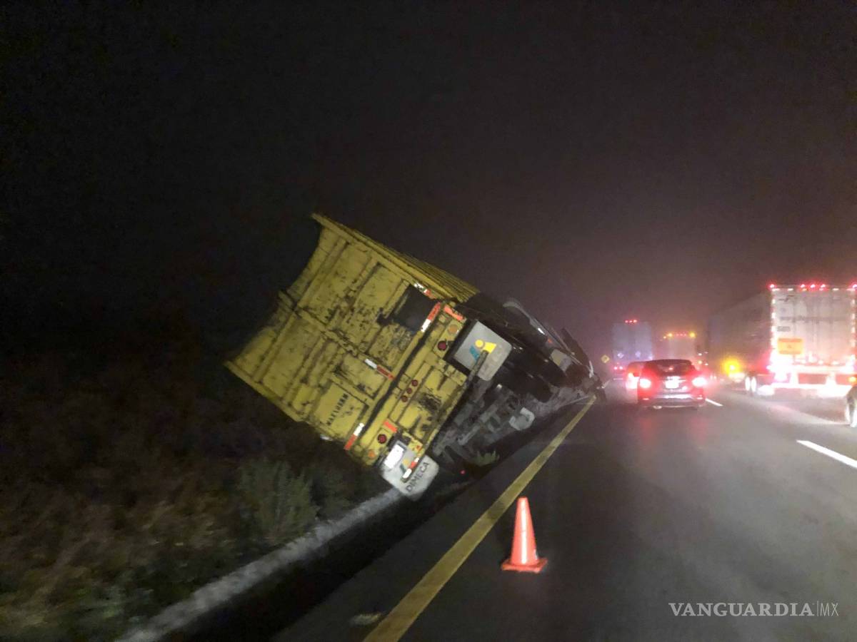 $!Accidentes paralizan la autopista Monterrey-Saltillo