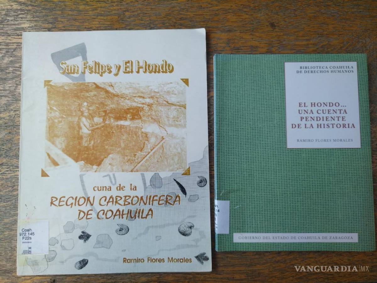 $!Los libros del cronista Ramiro Flores es el poco material bibliográfico que existe sobre el mineral El Hondo.
