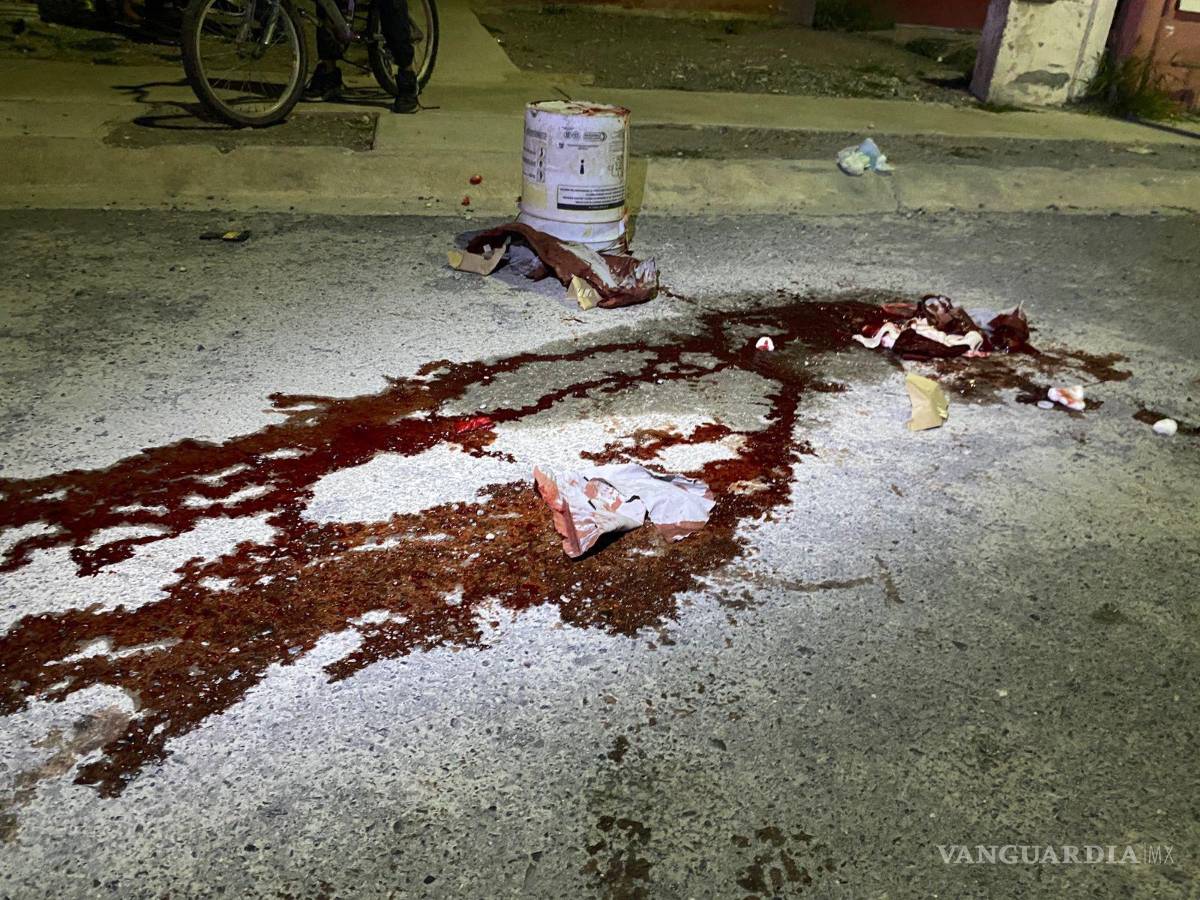 $!El afectado perdió mucha sangre.