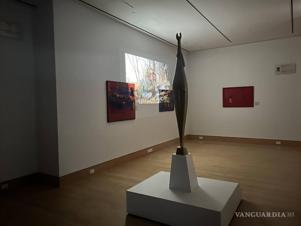 $!Fotografía de una obra expuesta en el Museo Ucraniano en Nueva York.