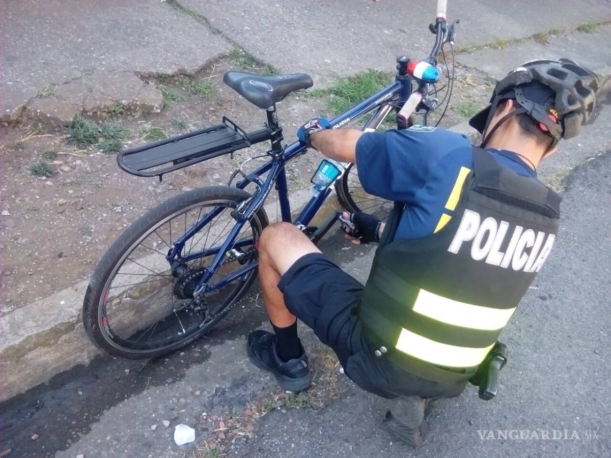 $!Policías pedestres y en bicicleta vigilarán centro de Monclova ante ola de robos