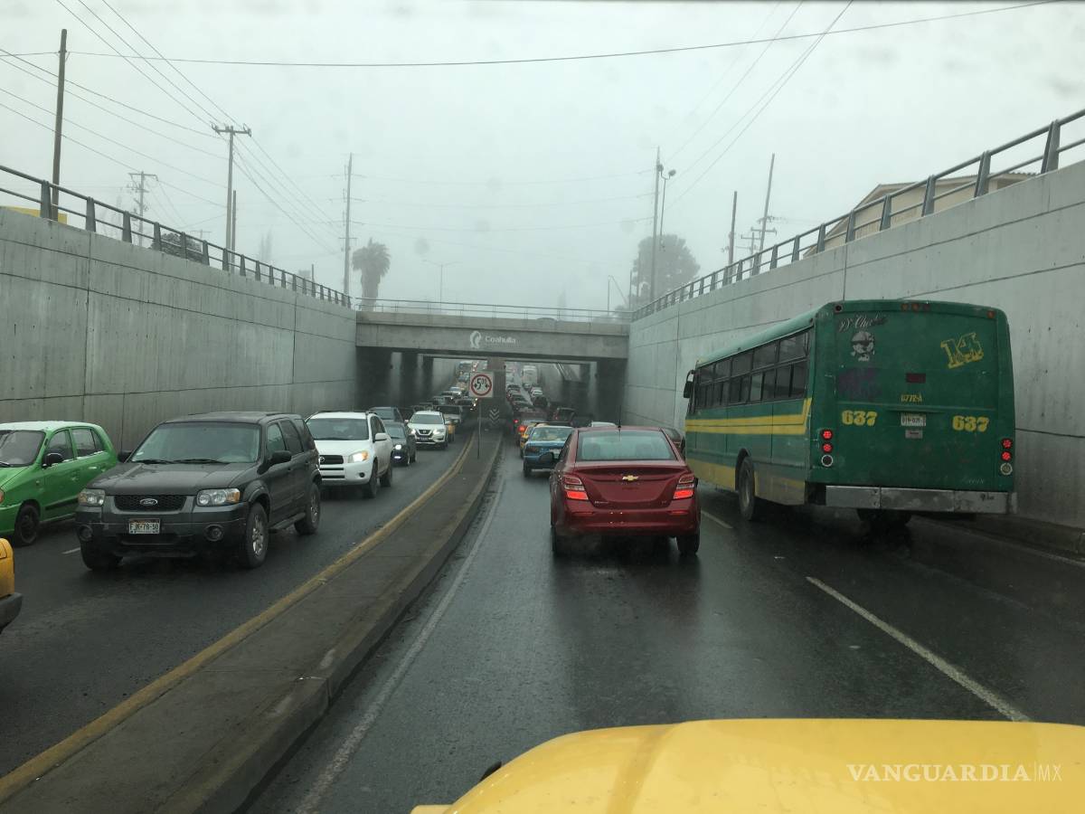 $!Reabren la circulación de todos los puentes en Saltillo (mapa en vivo)