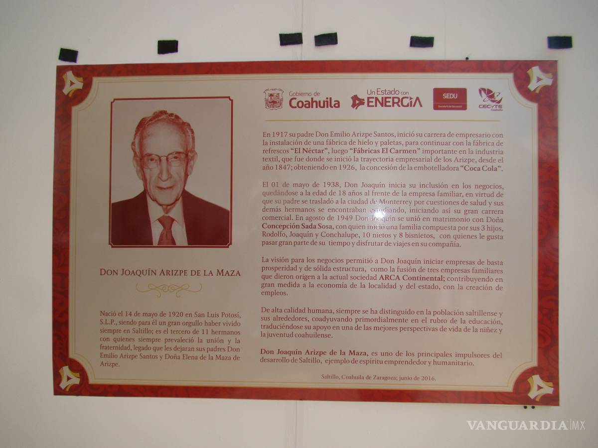 $!Honra Gobierno de Coahuila a don Joaquín Arizpe