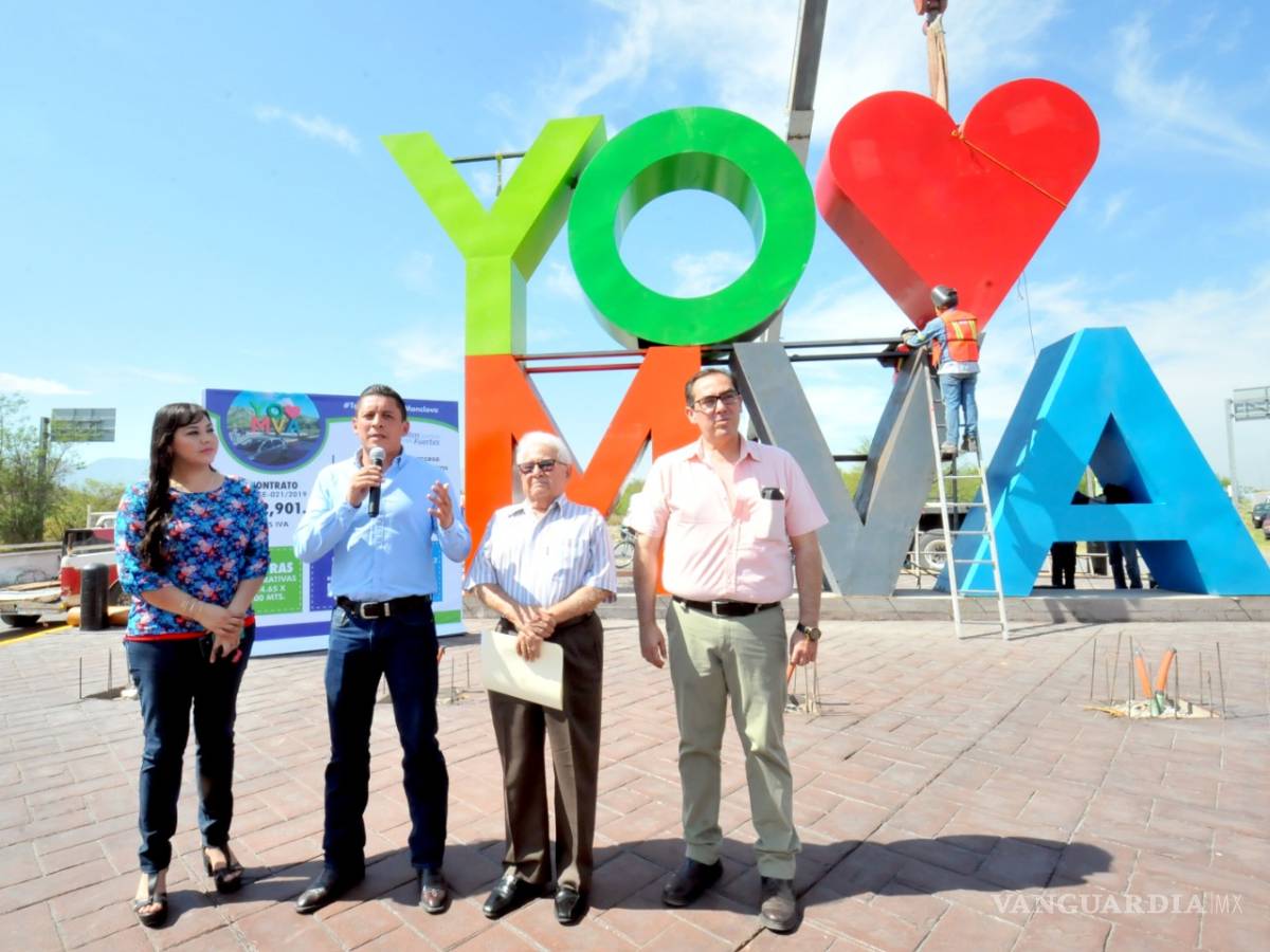 $!Tras polémica, presentan oficialmente letras monumentales de Monclova