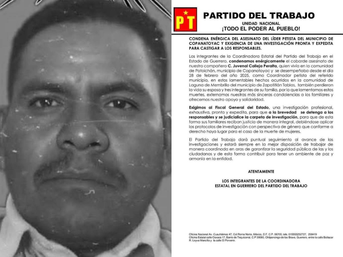 $!Comunicado de Partido del Trabajo