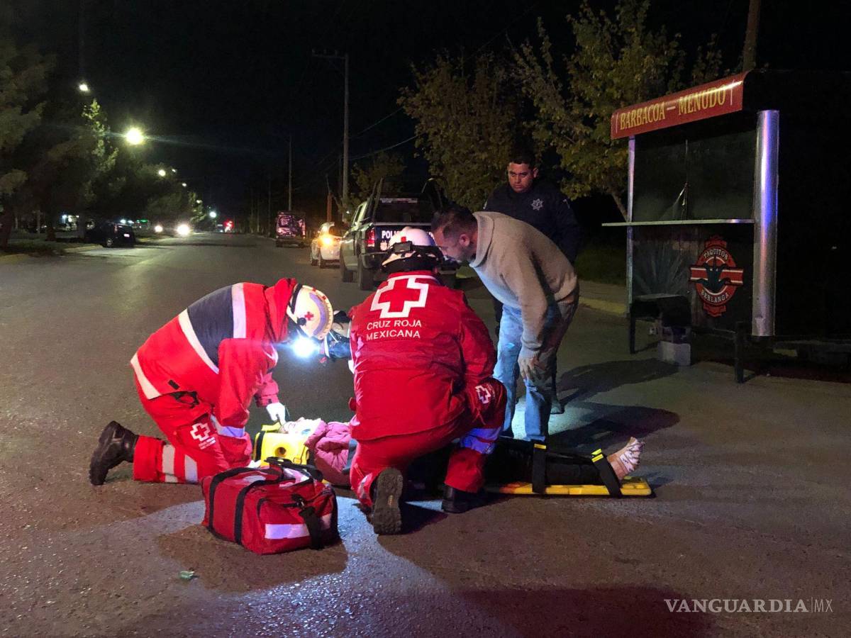 $!La mujer fue trasladada al Hospital General.
