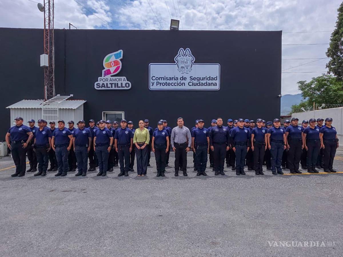$!Los 45 cadetes iniciaron su etapa práctica tras concluir su preparación académica en la Academia de Policía de Saltillo.