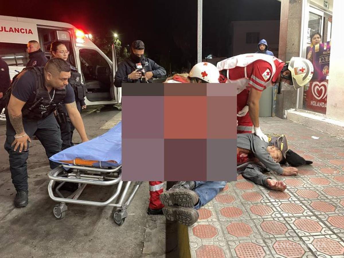 $!El migrante quedó herido de gravedad.