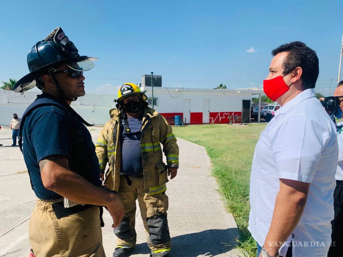 $!Bomberos estadounidenses capacitan a bomberos de Castaños