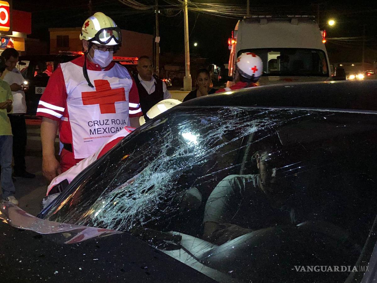 $!El joven terminó con lesiones menores.