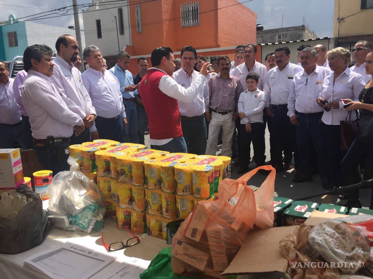 $!Niños saltillenses dan su donativo para damnificados por el terremoto