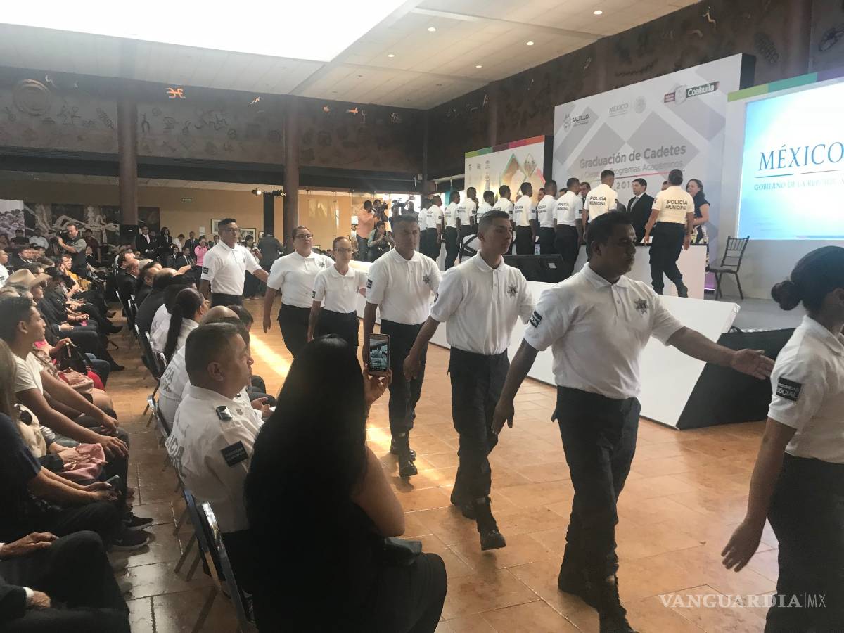$!Se graduan 99 Cadetes de la Academia de Policía de Saltillo