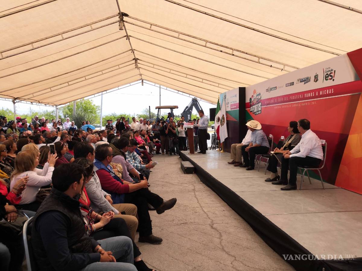 $!En Monclova firman convenio "Vamos a Michas" para invertir 100 mdp en obras
