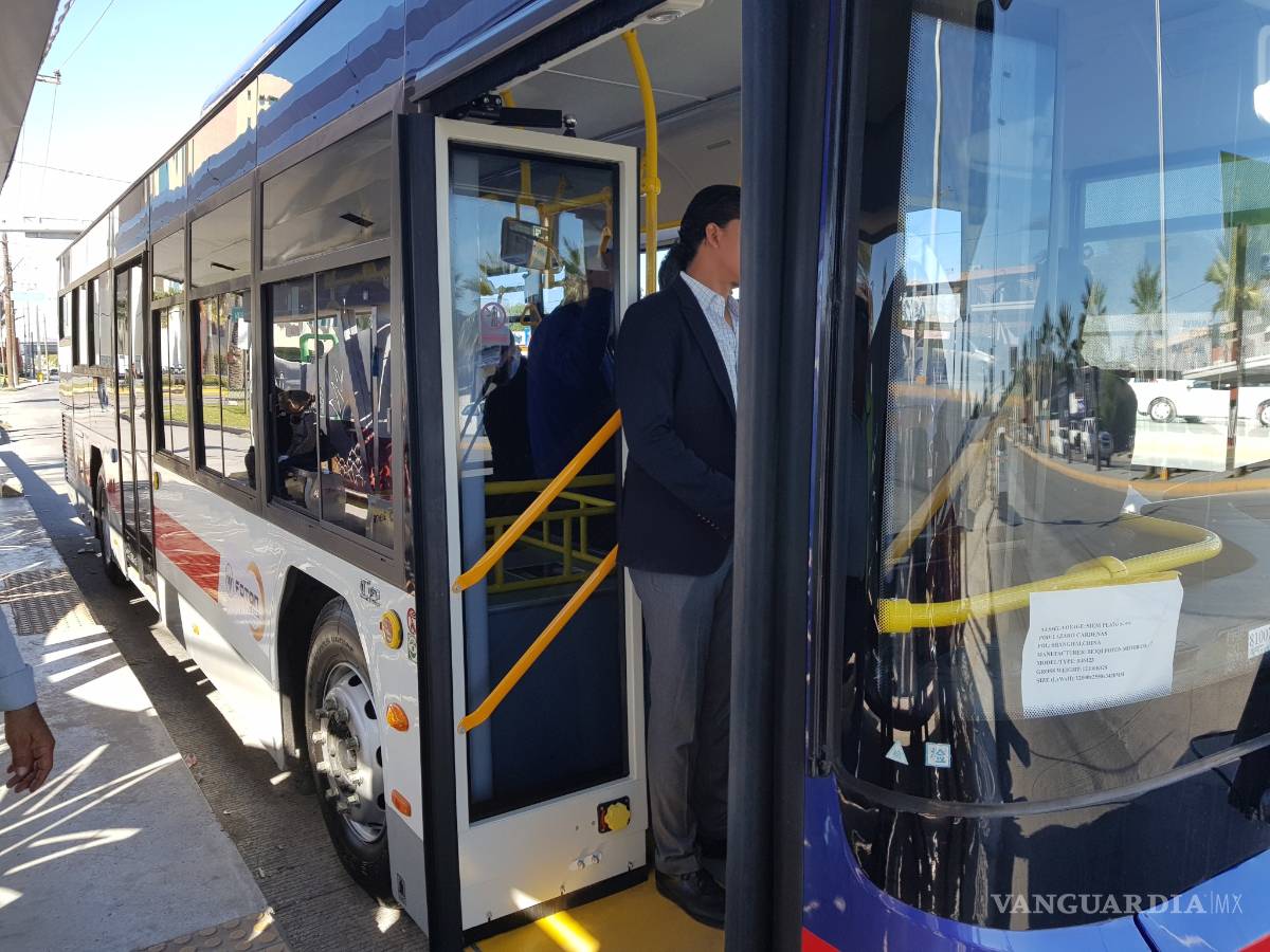$!Realizan primera prueba de camiones para el Metrobús Laguna